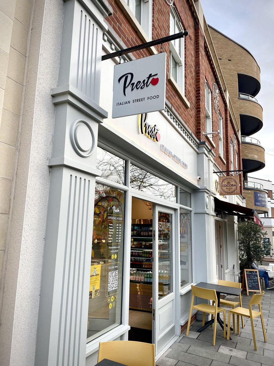 SZecius's tweet photo. The sweet smell of freshly brewed coffee is one of life's greatest pleasures! ☕️

Good morning Friends,
Today breakfast in an Italian setting at a local cafe Presto… 
I didn't notice when this new cozy cafe opened in Maidenhead.
and food here is made from scratch 🥰 https://t.co/dVfrQMnx1z