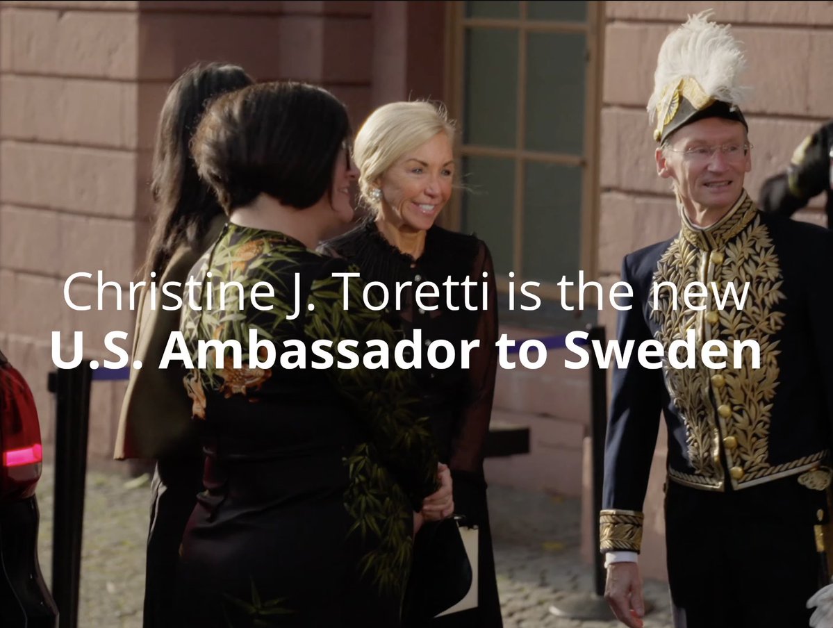 I’m honored to serve as the U.S. Ambassador to Sweden 🇺🇸🇸🇪 — and excited to share my story.
From walking my dogs on Djurgården to meeting inspiring women entrepreneurs in Stockholm, I’m looking forward to strengthening our partnership as Allies and friends.
 🎥 Watch here: