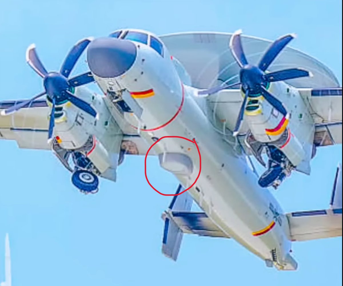 KJ-600 with the CEC module (Cooperative Engagement Capability)

It's essential for collaborative targeting, creating a sensor network containing manned and unmanned platforms.

KJ-600s will serve as the information node within the Chinese carrier airwing.