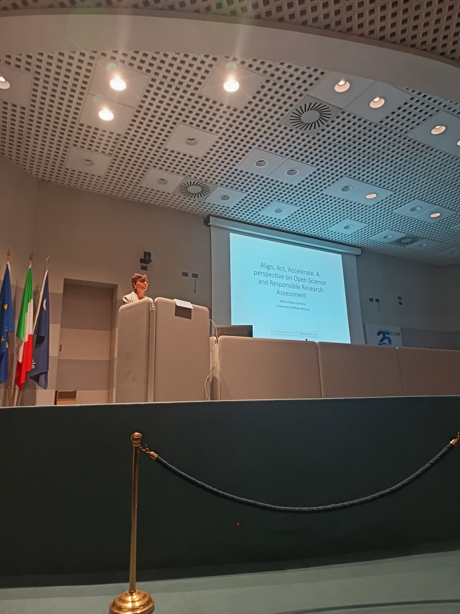 GraspOS_project's tweet image. 💫 2nd day of #OpeningRA!
Prof Maria Chiara Carrozza @MC_Carro opens the conference delivering the keynote talk &quot;Align, Act, Accelerate. A perspective on Open Science and responsible research assessment&quot;
🔗 Full programme: graspos.eu/graspos-confer…
#ResearchAssessment #OpenScience