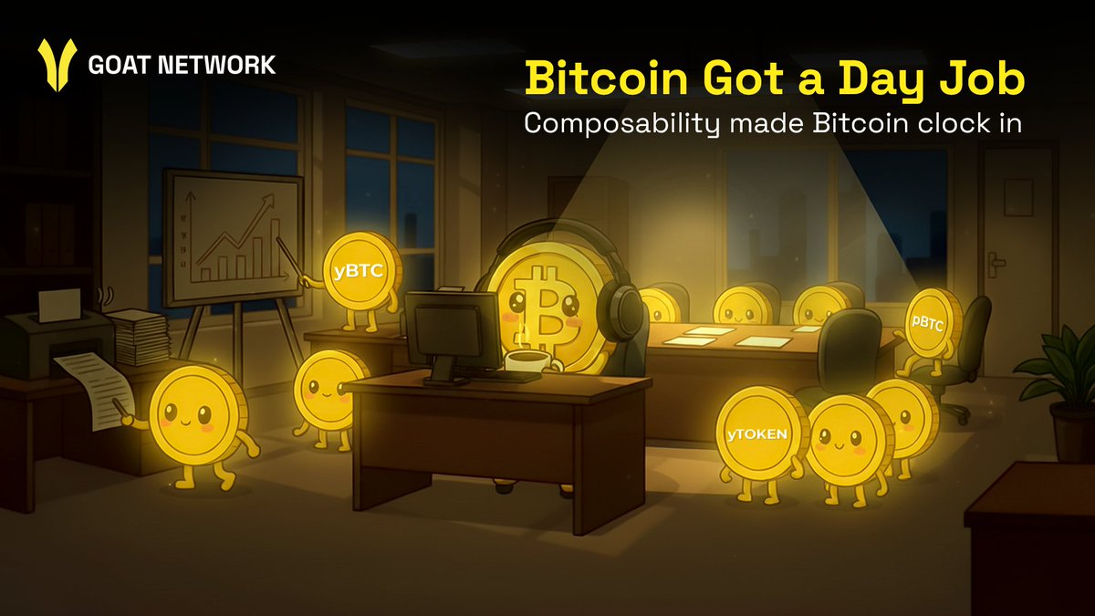 gm CT

<a href="/GOATRollup/">GOAT Network 🟡</a> campaign for this season  ends in 3 days, and I don’t think enough people are paying attention 👀

Don't forget you can actually stake DOGE to earn BTC.  yeah, real Bitcoin rewards from your DOGE.
And of course, BTC staking for BTC yield too. 

Hope y'all are