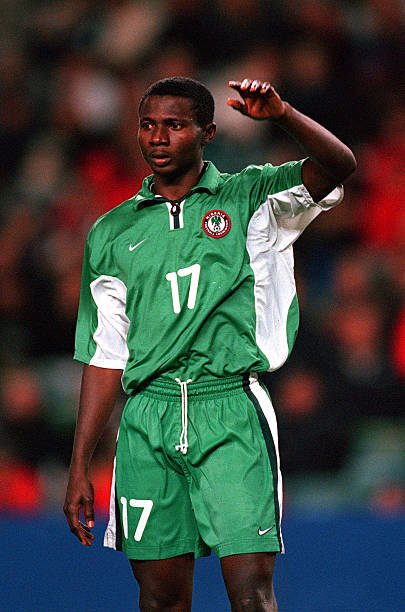 SoccerBytes_'s tweet photo. Both Kanu Nwankwo and Julius Aghahowa were on target on March 26, 2005, when Nigeria beat Gabon 2-0 at the World Cup qualifiers in Port Harcourt 🇳🇬
79' - Aghahowa ⚽️
81' - Kanu ⚽️
#WorldCupQualifiers #SuperEagles #NigeriaGabon #SoccerBytes #ThrowbackThursday https://t.co/tsfbSDBvPt