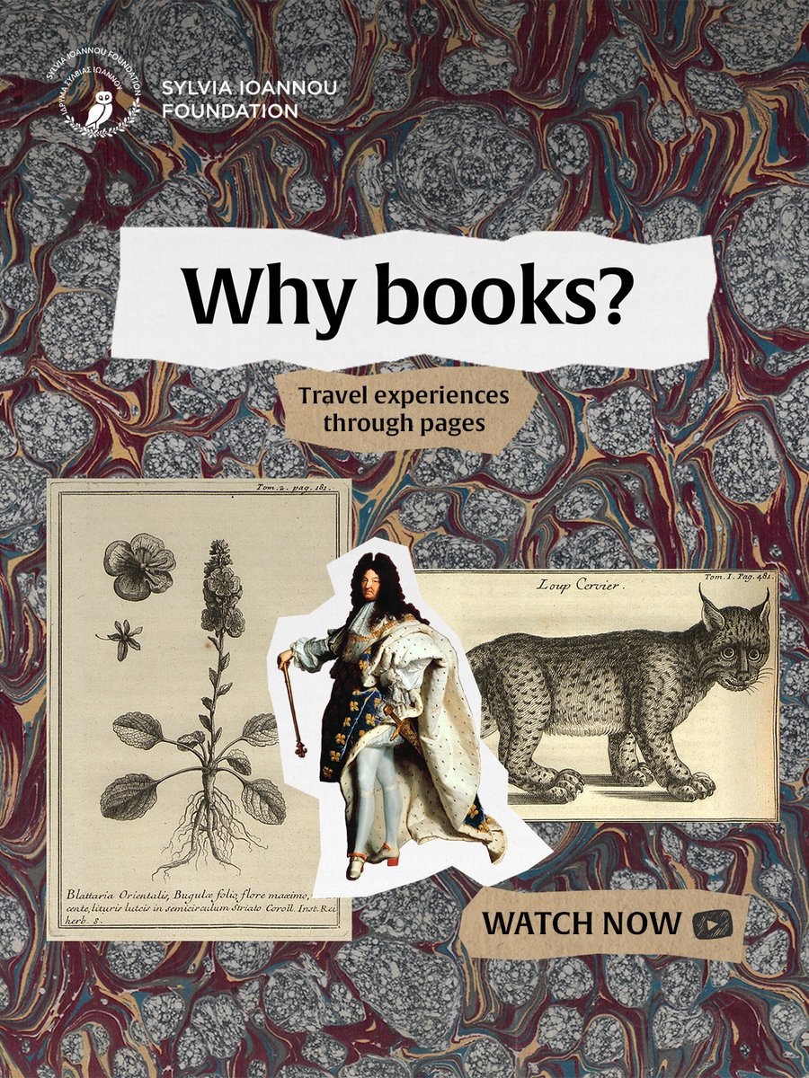 🎞️ It was due to Louis XIV, that a botanical and zoological research took place in #Cyprus in the 18th-century — Why?

The second episode of Whybooks? is available now: youtube.com/watch?v=TW0iPU…

Next episode on November 27

#OldBooks #TravelLiterature #Levant