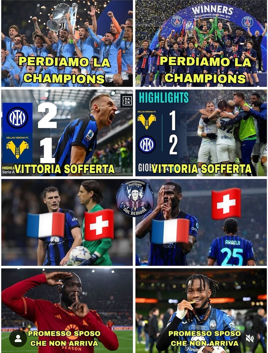 um10_inter's tweet image. Hang on...the stars are aligning in the exact same way again...will history repeat itself?

-&amp;gt; lose the UCL final season prior
-&amp;gt; victory by suffering vs verona
-&amp;gt; A Swiss + a French in the market
-&amp;gt; &quot;promised groom&quot; doesn&apos;t come
-&amp;gt; napoli the previous champions