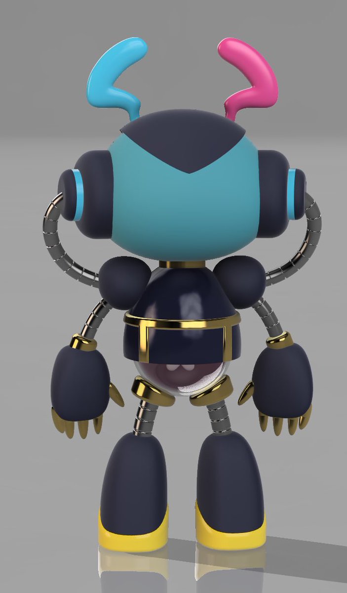 Ellie_sanmi's tweet photo. ロボットモデリングしたよ〜 https://t.co/wBEQ4bqJmv