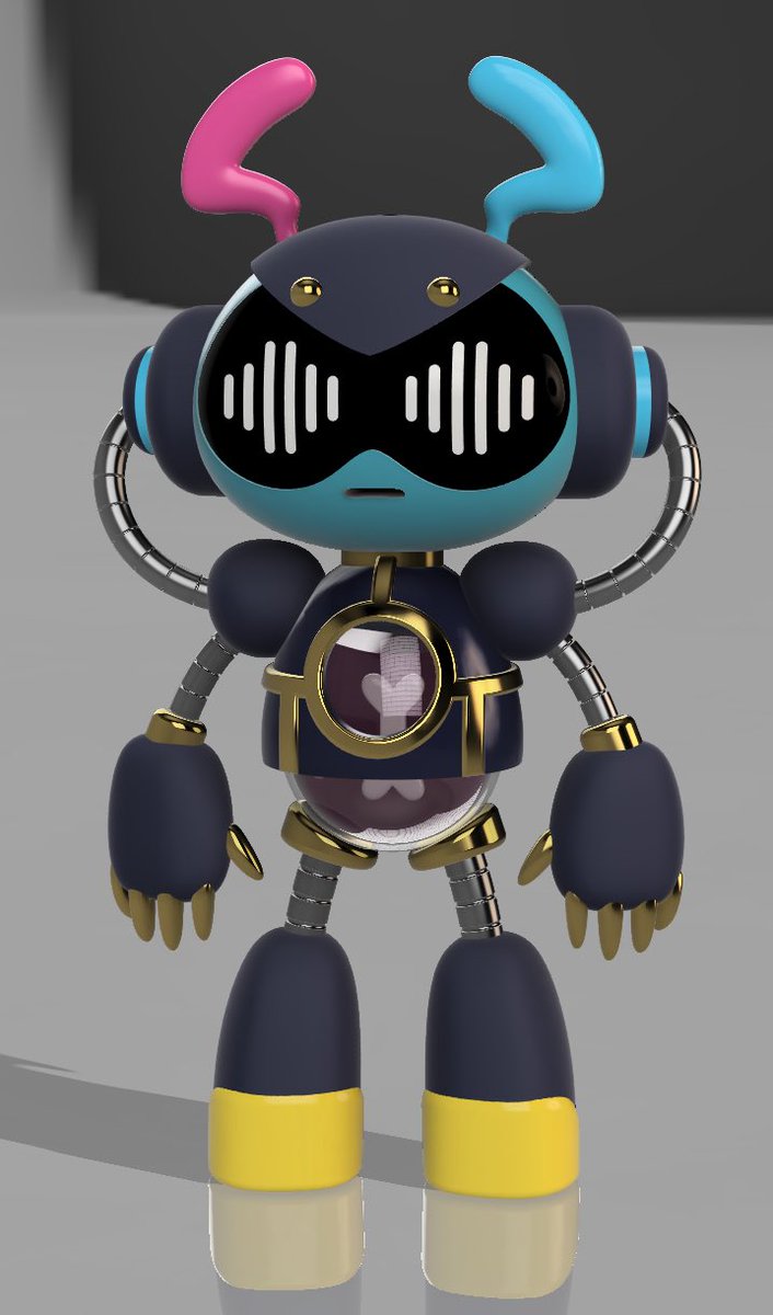 Ellie_sanmi's tweet photo. ロボットモデリングしたよ〜 https://t.co/wBEQ4bqJmv