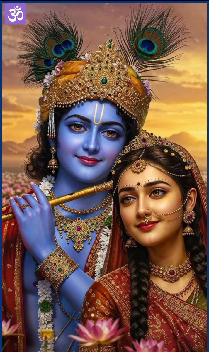 वृन्दावनेश्वरी राधा कृष्णो वृन्दावनेश्वरः। 
वृन्दावनस्य वासिनौ च नमामि राधाकृष्णयोः॥

श्री राधा कृष्ण की आशीर्वाद से आपका जीवन प्रेम मय हो।

🙏❣️ जय श्री राधा कृष्ण ❣️🙏