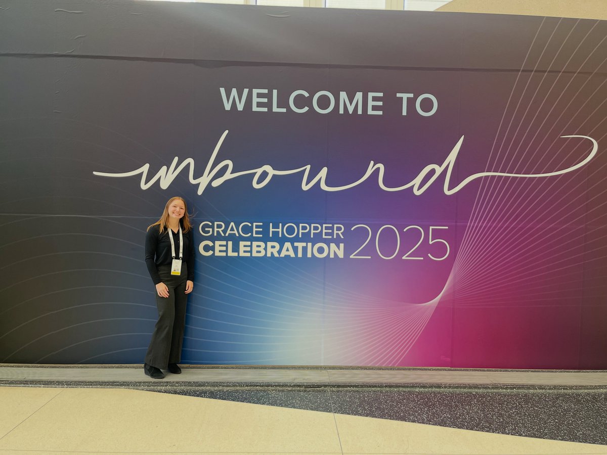 Congratulations to my amazing student, <a href="/mcallahan2024/">Macy Callahan</a>, on attending the Grace Hopper Celebration 2025. I thank the <a href="/NSF/">U.S. National Science Foundation</a> <a href="/CiCompass/">CI Compass</a> for supporting her travel.

Special thanks to Dr. Murillo, Dr. Soukup, <a href="/CCAS_Dean/">Bridget Keegan, PhD</a>, <a href="/NeuroSquidAsh/">Ashley Gleason</a>, <a href="/profdavereed/">David Reed</a>, <a href="/catiembaker/">Catie Baker</a>, and <a href="/CreightonCURAS/">CURAS @ Creighton University</a>