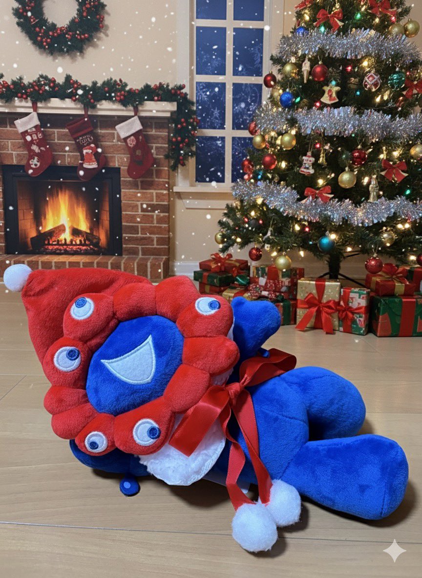 昨日Xに流れてきた、サンタver.の #ミャクミャク がめっかわだったので