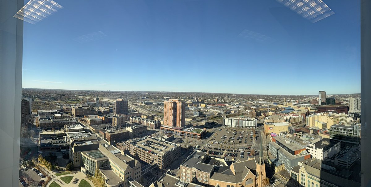 Nice view from today’s meeting room.