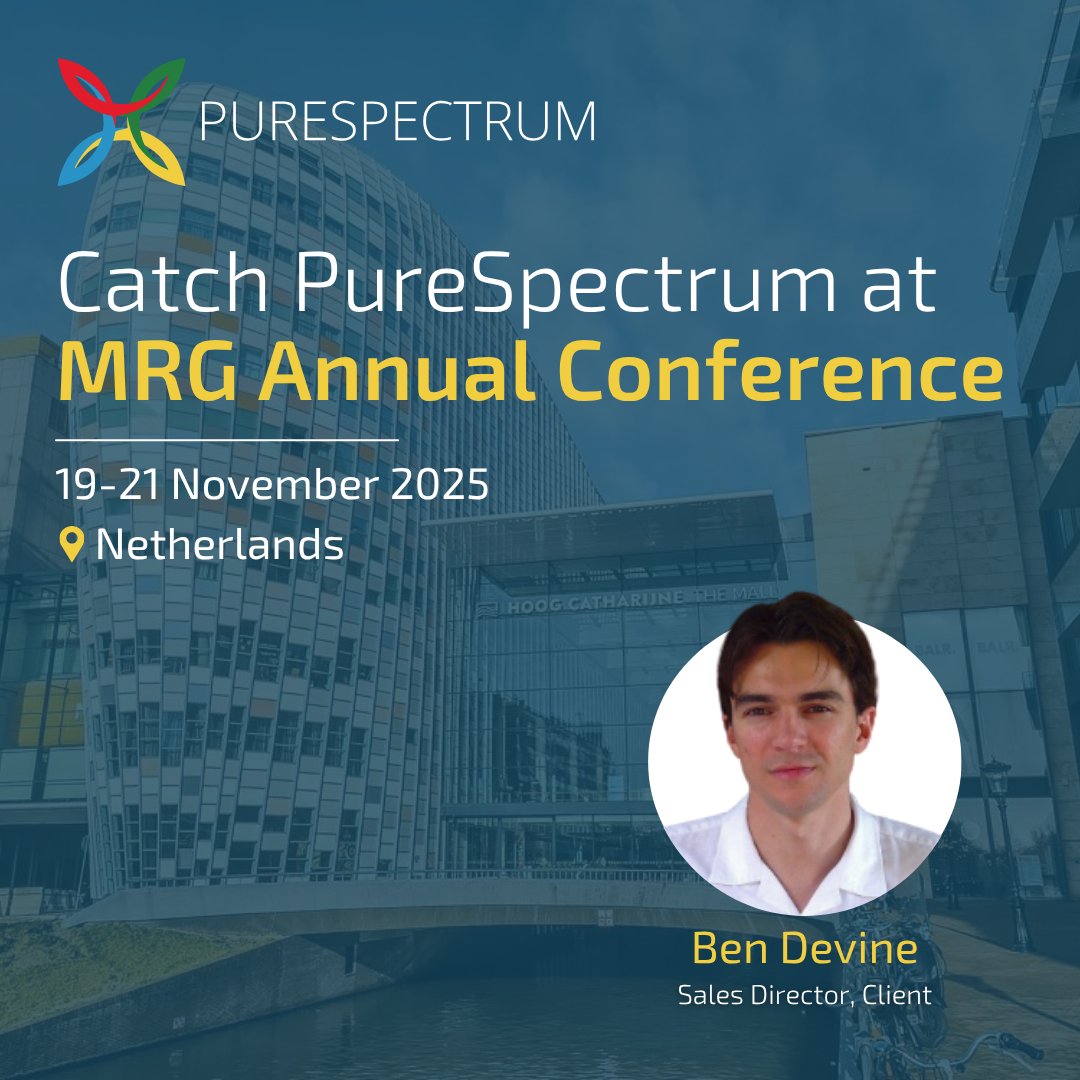 purespectrum_'s tweet image. PureSpectrum is excited to join industry leaders at the MRG Annual Conference in the Netherlands! #PureSpectrum #MRGAnnualConference