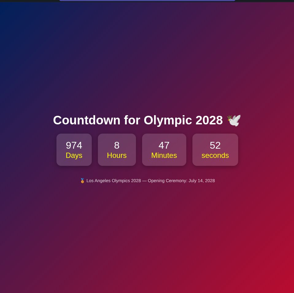 Preyanshuu's tweet image. In my journey of learning JavaScript, I built these 2 simple projects:

2028 Olympics Countdown

Simple Clock

Back to being consistent and enjoying the process of learning again.
#JavaScript #CodingJourney #FrontendDevelopment