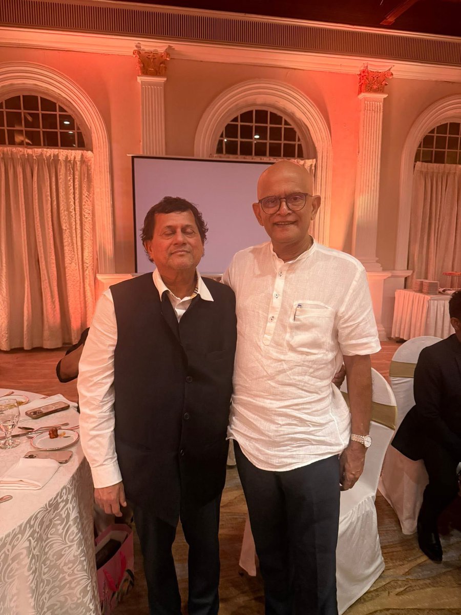 ProfBandaraMP's tweet photo. Honoured to Meet a Visionary Leader in Education! 

Last night I had the privilege of meeting Dr @achyuta_samanta , the remarkable founder of KIIT and KISS. His visit to Sri Lanka reflects his unwavering commitment to education, human development, and regional collaboration. https://t.co/jsZJG4jy2H