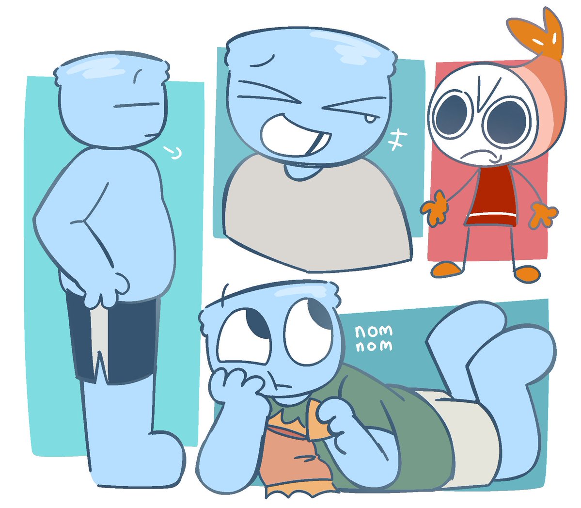 justbagel_lol's tweet image. Fat blue guy
#dandysworld