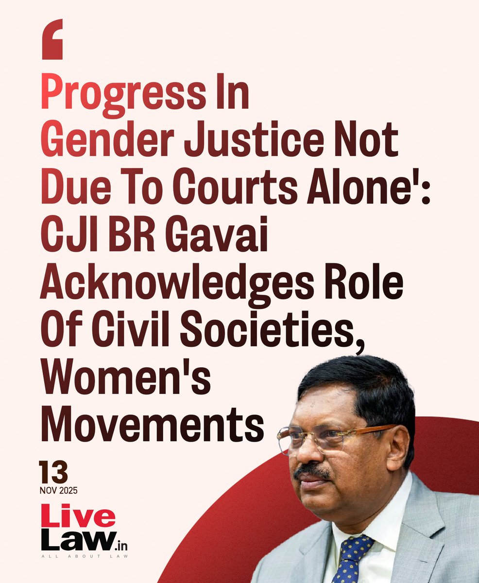 LiveLawIndia's tweet image. Whenever judicial interpretations faltered, the vigilance of civil societies kept judiciary accountable, CJI said.
 Read more: zurl.co/awKuR
#SupremeCout #CJIBRGavai