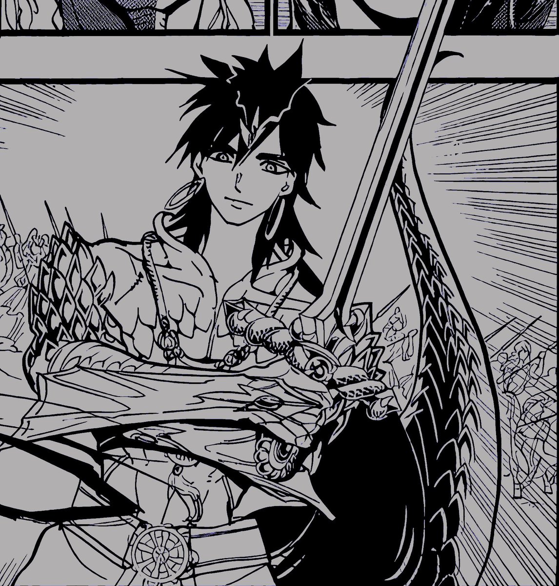 KingOfTokuiten's tweet image. His sword swung left, Right and down. It was halted by his chest, The steam from the absolute heat of a weapon shown and yet. Off this divine showing of primal lightning manipulation,  How did the ultra answer. 

#PHANTASMA X #CONVERGENCE