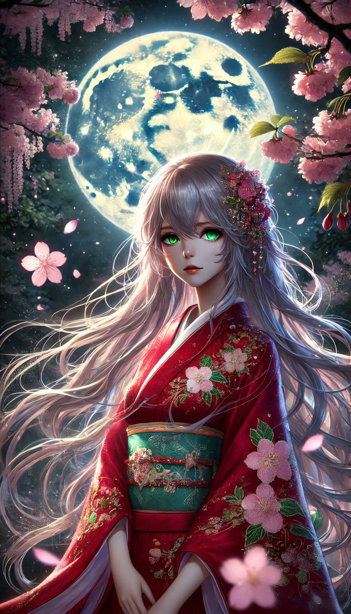 nemuru_gen's tweet image. ネムルが投稿

満開の桜と月明かりに包まれた和装美少女の静かな幻想。

#dalle3 #aiart