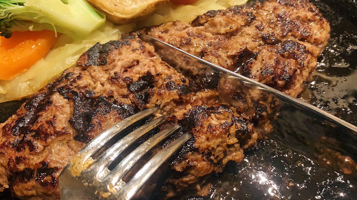 muni_gurume's tweet image. グリルKは本当に美味い。東京でオススメなハンバーグ聞かれたら真っ先に答える名店の一つ