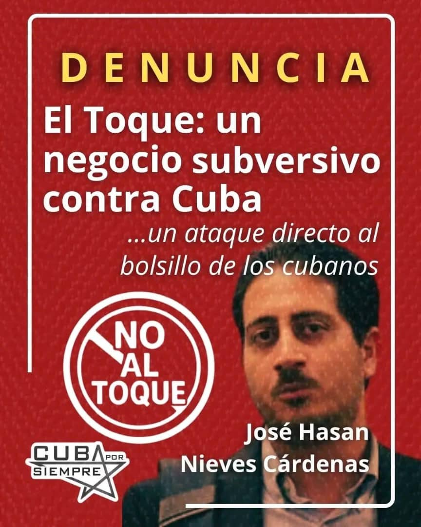 A este personaje hay que abrirle un proceso judicial y reclamar que responda ante un tribunal en #Cuba por sus actos subversivos y terroristas. #ElToqueEsUnDescaro #CubaPorSiempre
