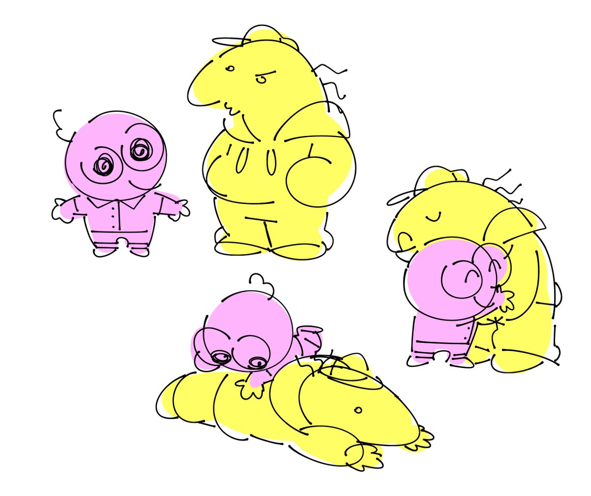 pink and yellow slop #charpim