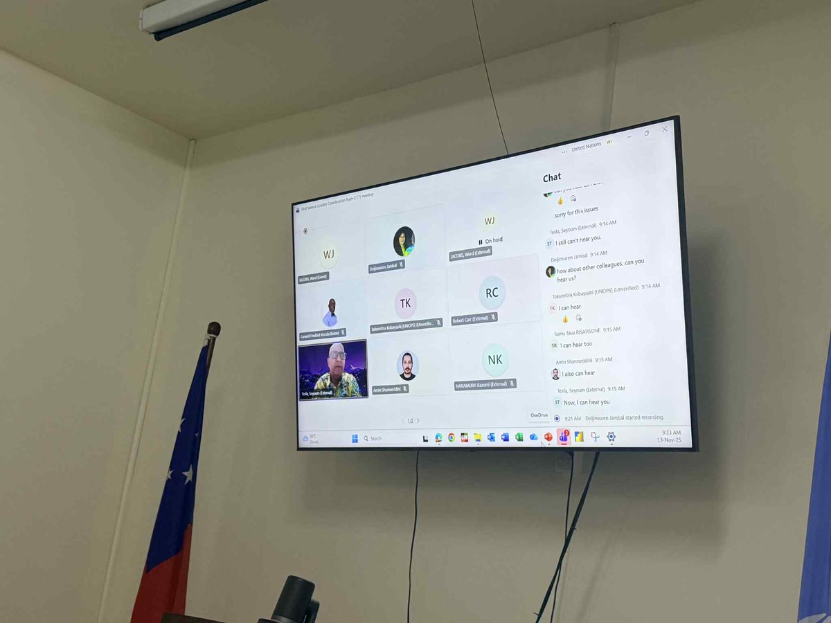 The UN in Samoa Country Coordination Team (CCT) held its first meeting today at the One UN House, chaired by WHO.

The CCT will strengthen planning, coordination &amp; joint reporting to advance the Country Implementation Plan (CIP) ensuring alignment with Samoa’s national