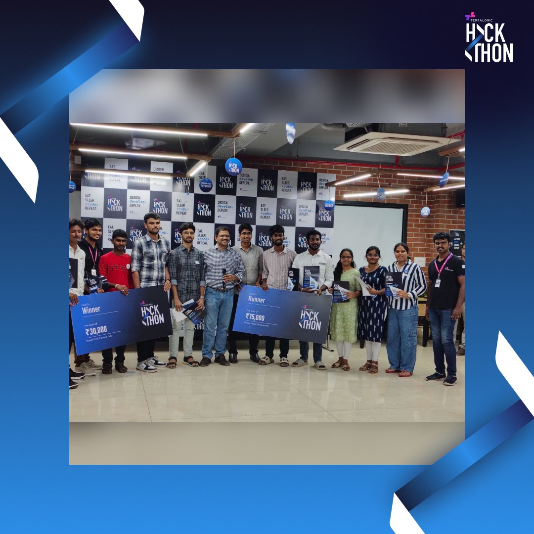 Terralogic_'s tweet image. 12 hours. Endless coffee. Infinite ideas.

The energy, the ideas, the code — everything came alive at Terralogic Hackathon 2025 in Nellore!
Here’s a sneak peek into the madness that unfolded. 👀

#TerralogicHackathon #Hackathon2025 #CodeTheFuture #NelloreHackathon #Terralogic