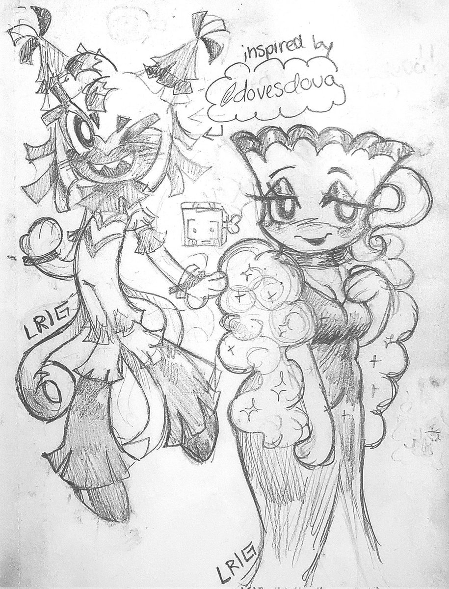 pt 2? 3? of toons i never draw,, 

 uh uh how yatta is a little inspired by my friend dova , the heart chest is so cute,,, I love how she draws her 😢 and with teagan I wanted to try something new