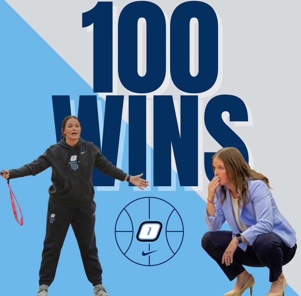 With an 84-51 Win over TC3 by the Onondaga Community College Lazers Women’s Basketball team, Lazers Head Coach Kelly Grinnell-Seibt has reached 100 CAREER WINS!!!

Give it up for Coach Seibt 🩵🏀

Graphic thanks to OCC.

<a href="/OnondagaLazers/">Onondaga Community College Athletics</a> <a href="/OnondagaCC/">OCC</a> <a href="/OnondagaWBB/">Onondaga Basketball</a> <a href="/kellygrinnell23/">Kelly Seibt</a>