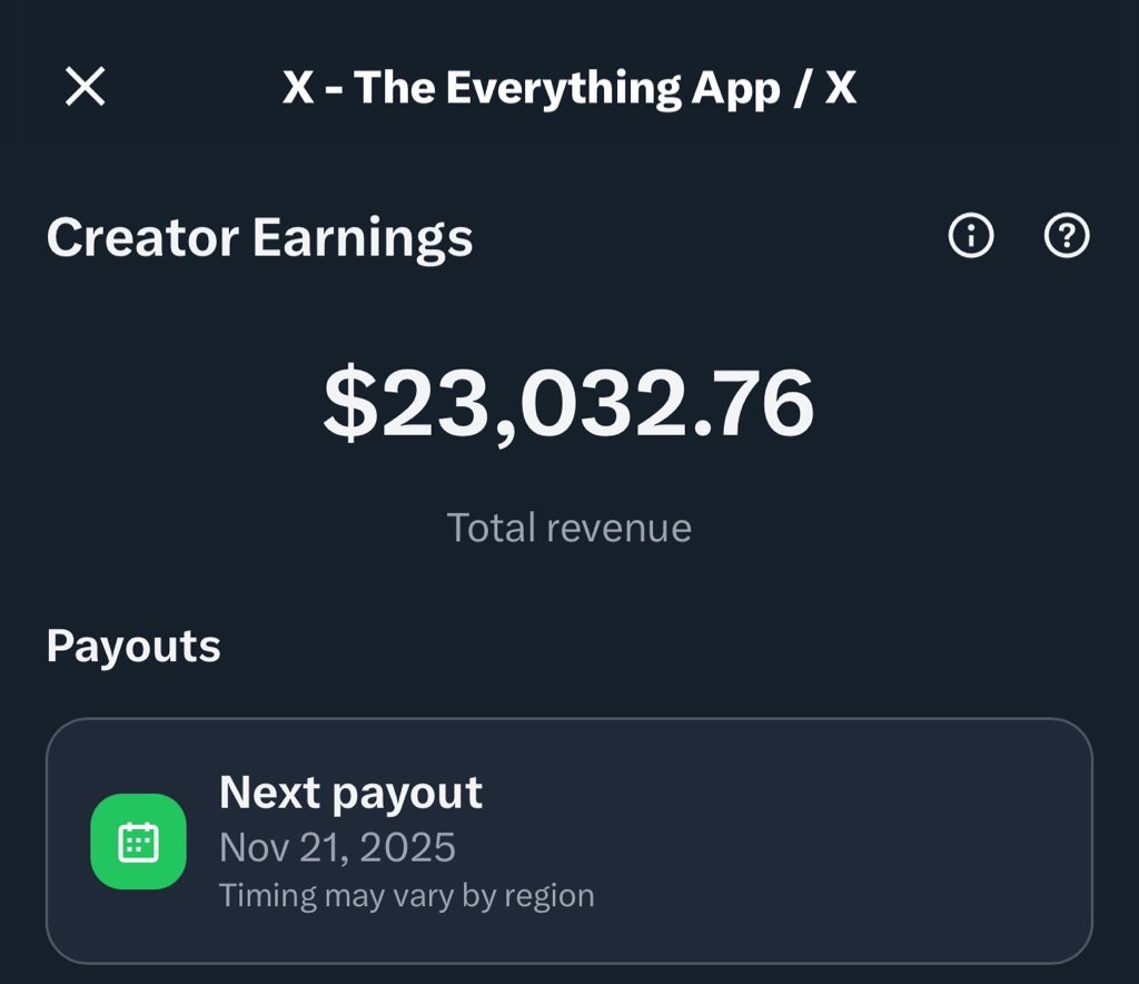 Are you earning on X?

If not reply to this fast

Let’s get you there with a follow.