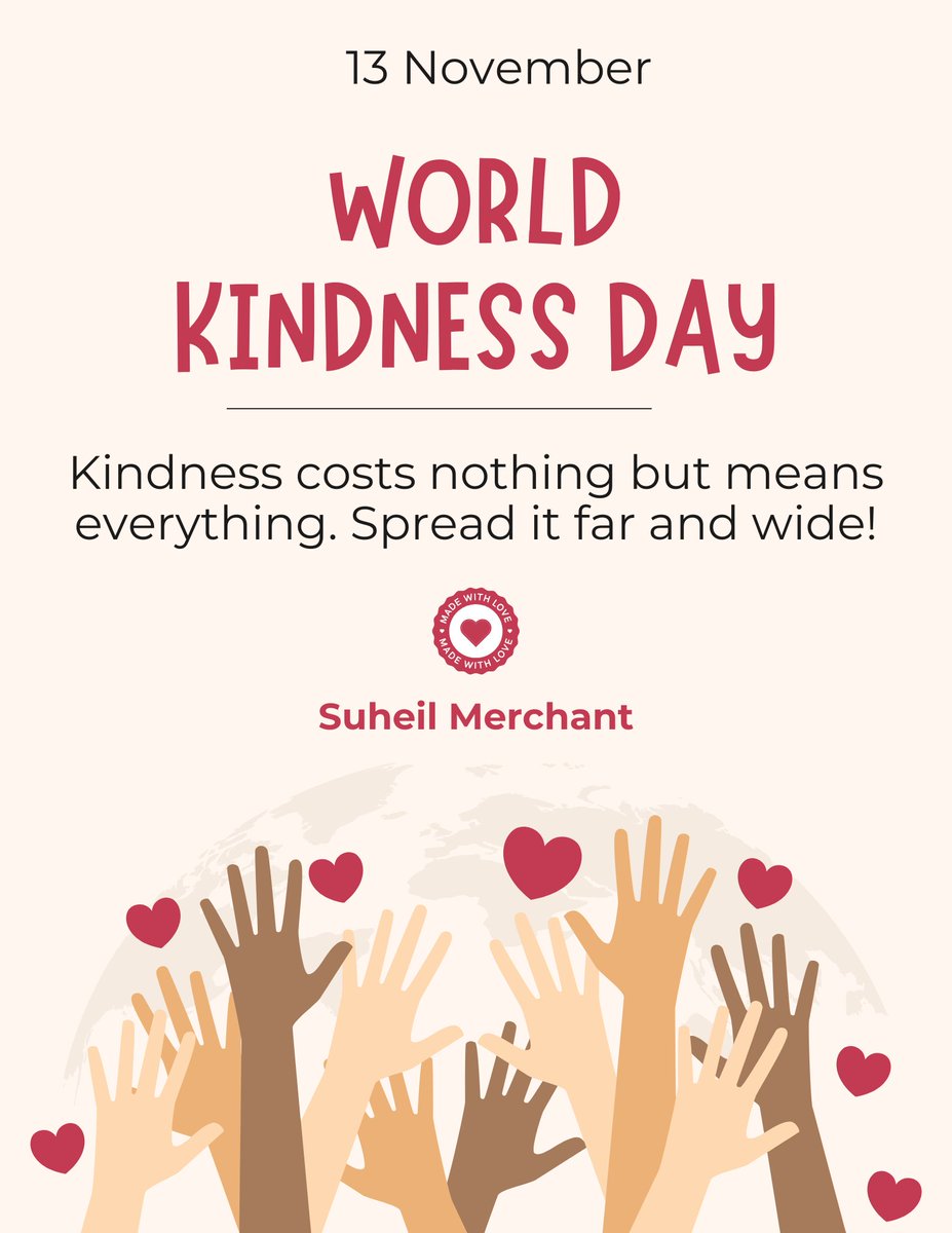 suheil_merchant's tweet image. Be it your Personal or Professional leadership and communication styles; ensure that your KINDNESS affirms yours integrity and dignity. 
#Communication #reputationmanagement #worldkindnessday