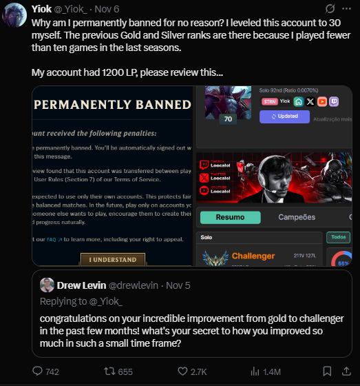 LSXYZ9's tweet photo. A story in 4 parts. Crazy domino effect over such a short time span. War paths past few weeks by @drewlevin have been amazing to witness https://t.co/jaP0HBG8Uc