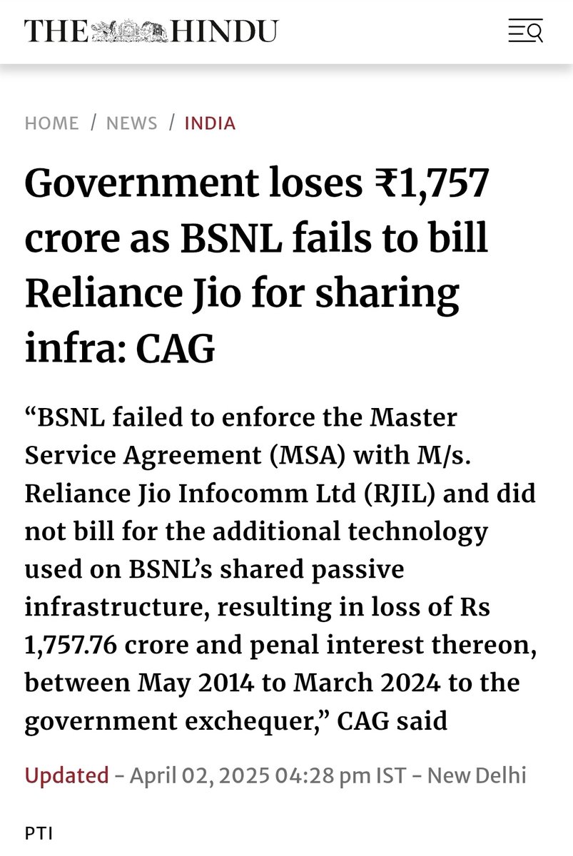 Try missing one small EMI or delay income tax filing and see what happens next. The privilege of being an Ambani in Modi times.