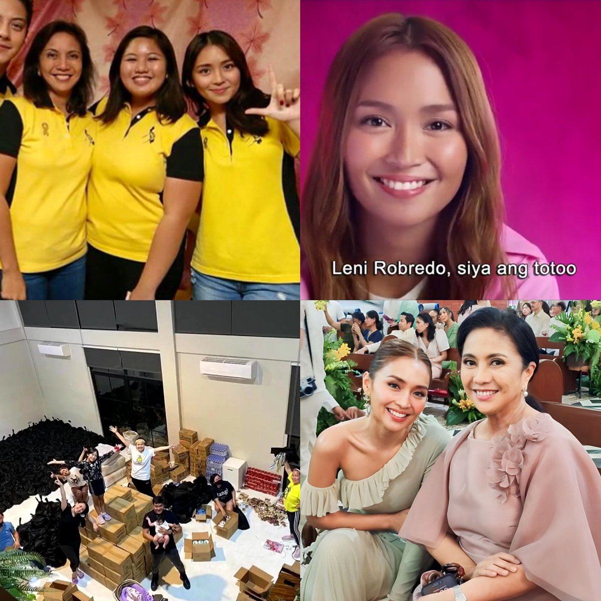 chandrialatte's tweet image. Leni: “She has been helping us VERY VERY QUIETLY” 

Kathryn is and will always be on the right side of history SINCE 2016! Binash niyo siya ng todo todo nung 2016 and nung latest election remember? The Death Threats was oa back then? 2016 PA LANG! 2-0-1-6