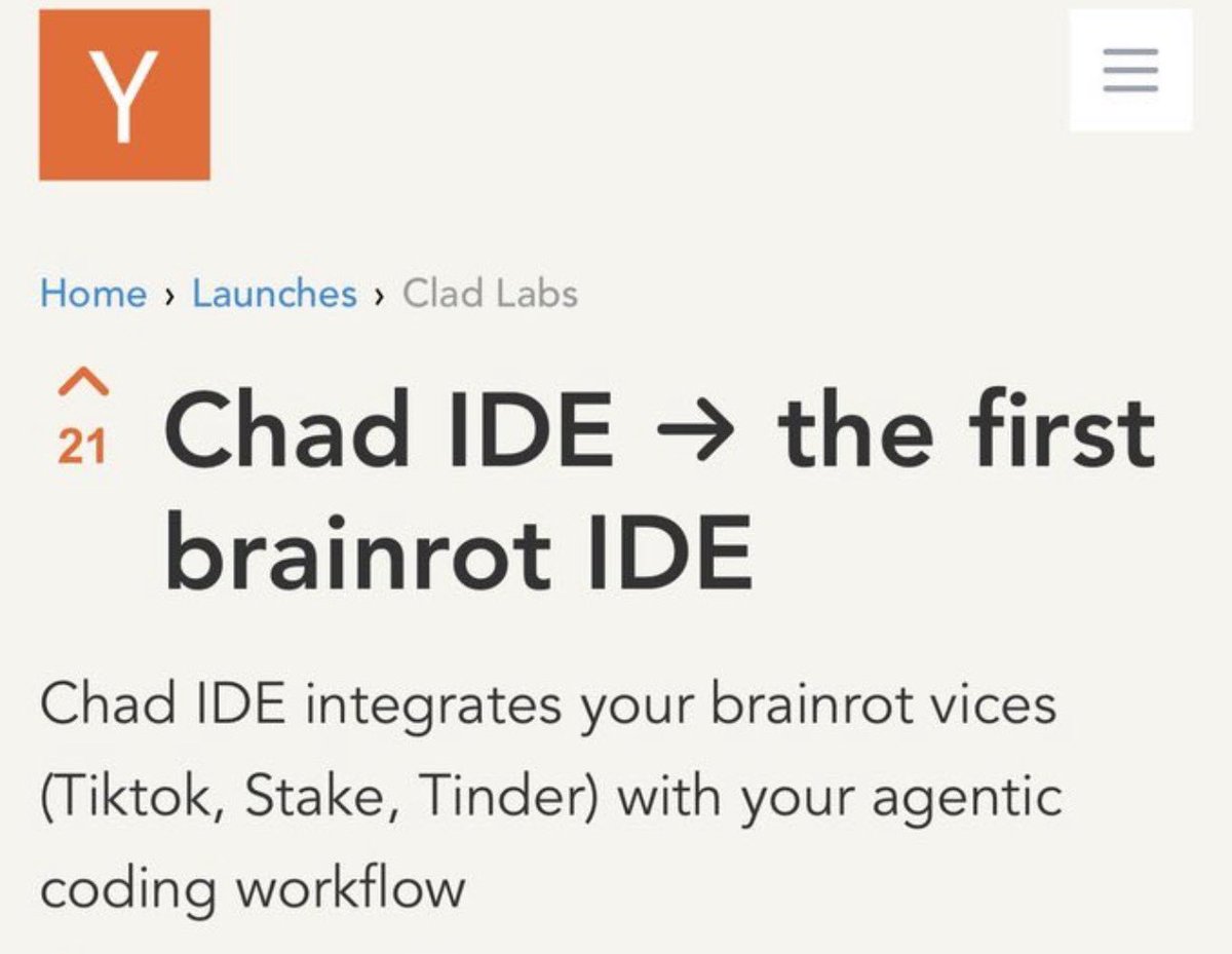 TechAI_Daily's tweet image. 🚀 Y Combinator-backed “Brainrot IDE” shocks dev world

• New IDE Chad mixes coding with TikTok-style clips, mini-games &amp;amp; swipe cards.
• Built to “fill AI wait-time” so devs stay inside the editor.
• Internet split: genius productivity hack or pure chaos?

Why it matters: Work…