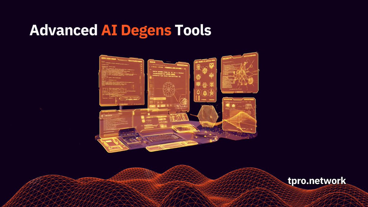 tpro_network's tweet image. At TPRO Network we are also working over the Advanced AI Degens tools!

These will be sophisticated trading and market-analysis tools for the most dedicated crypto enthusiasts, with gated $TPRO access.

You can think about them as the AI copilots that read on-chain flows in real…