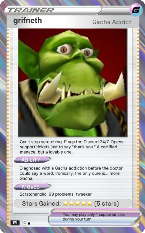 grffnxyz's tweet photo. @gacha_game_ thank you, was thinking i looked a bit different that first time around 😂 https://t.co/ReMCcBjRS8
