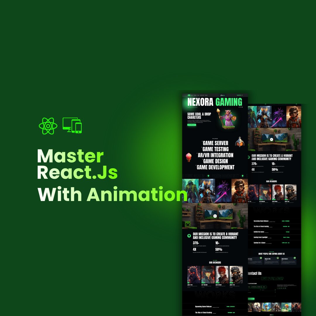k2infocom's tweet image. Fully Responsive React.js Gaming Template for Developers

🎥 Watch Full Tutorial Here : youtu.be/hgxjf2sFDvY

#ReactJS #ReactTemplate #FrontendDevelopment #WebDevelopment #WebDesign #ResponsiveDesign #GamingWebsite #InteractiveDesign #GamePortal