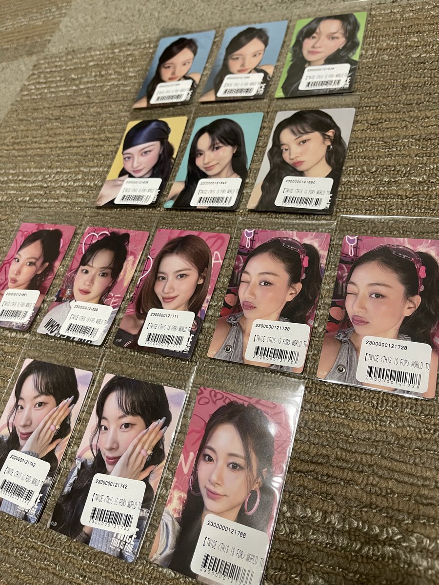 TWICE <THIS IS FOR> WORLD TOUR IN JAPAN オンラインくじ第三弾届いた