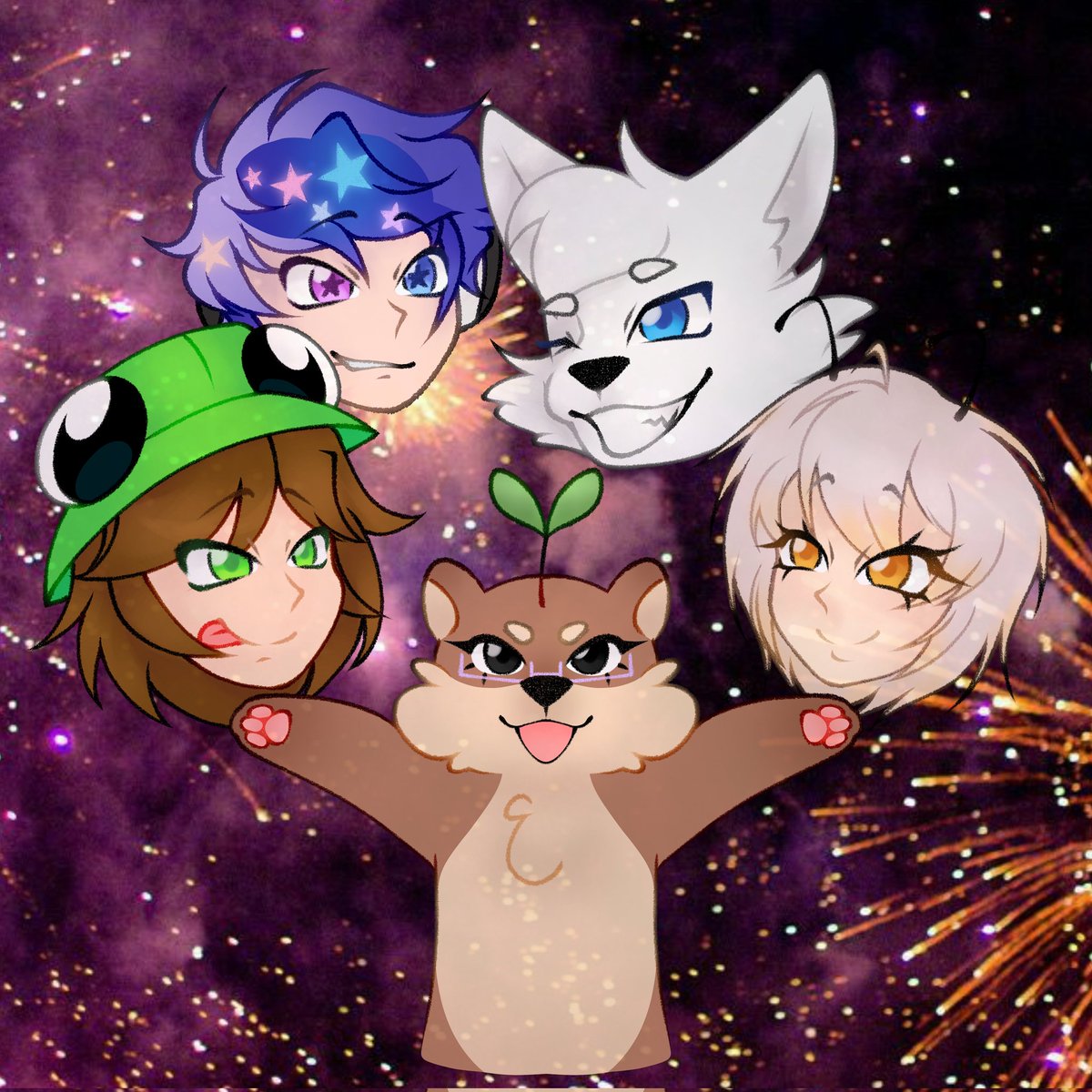 ¡Un dibujo por el gustazo de haber conocido tan increíbles personas! 💥🫂