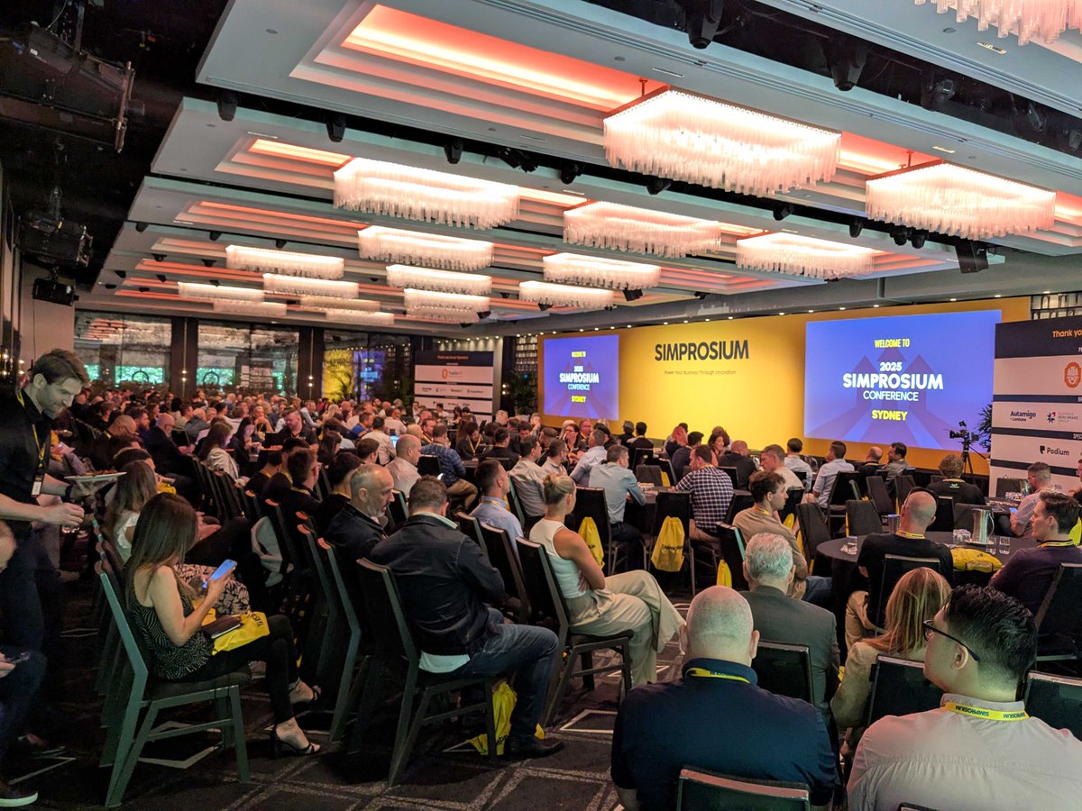 simprosoftware's tweet image. What a start to #Simprosium2025! 🙌

Insightful sessions on AI marketing, smarter mobile tools, and customer-driven innovation -can’t wait for Day 2! 🔥

#Simpro #BusinessGrowth #TechInnovation #Simprosium2025