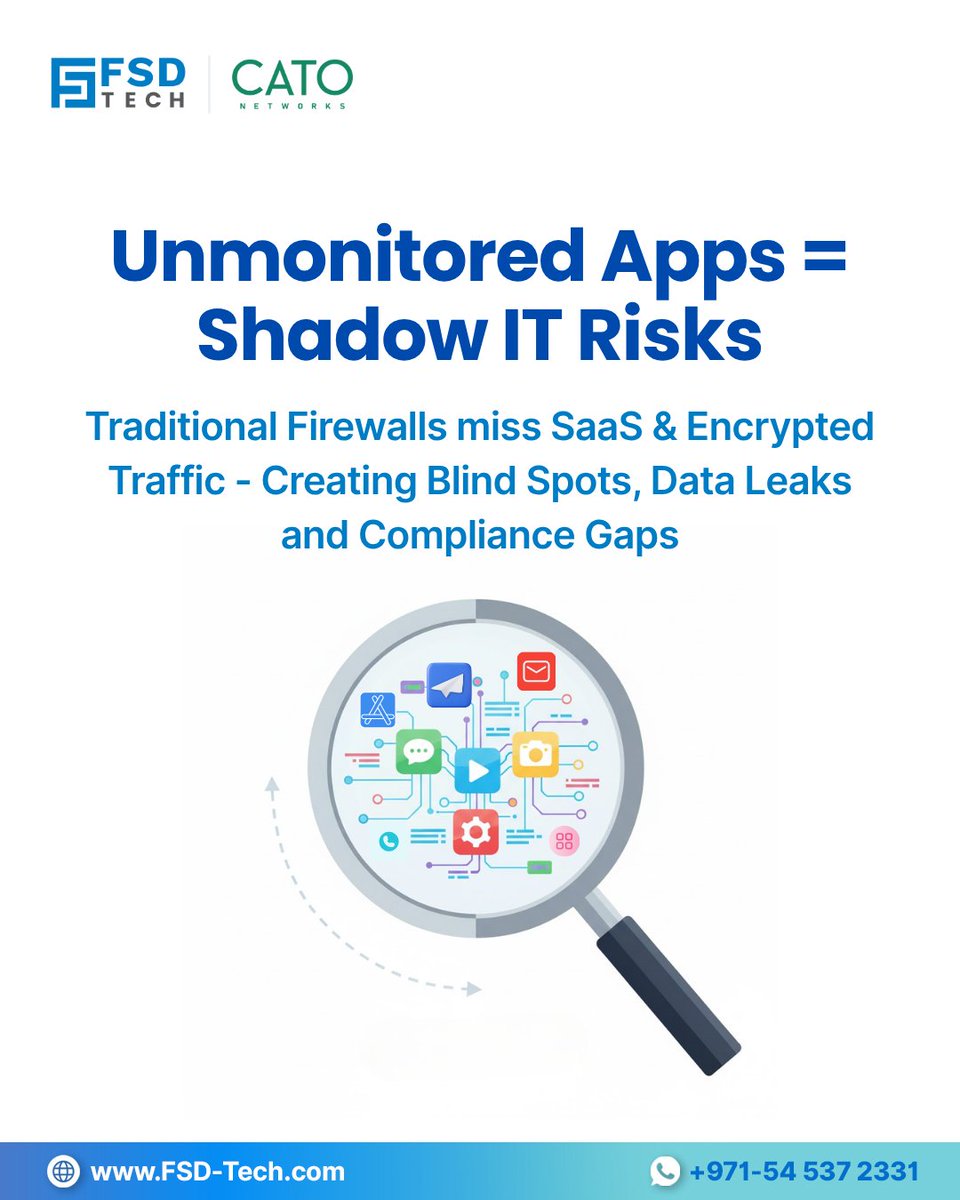 FsdTechnologies's tweet image. Control What Runs On Your Network — Safely.

With Cato Application Control, Define Policies, Block Risky Apps, And Monitor Violations — All From A Single Console. 🔒

📖 Read the Full Blog: blogs.fsd-tech.com/cato-applicati…

#CatoNetworks #SASE #NetworkSecurity #CloudSecurity #ZeroTrust