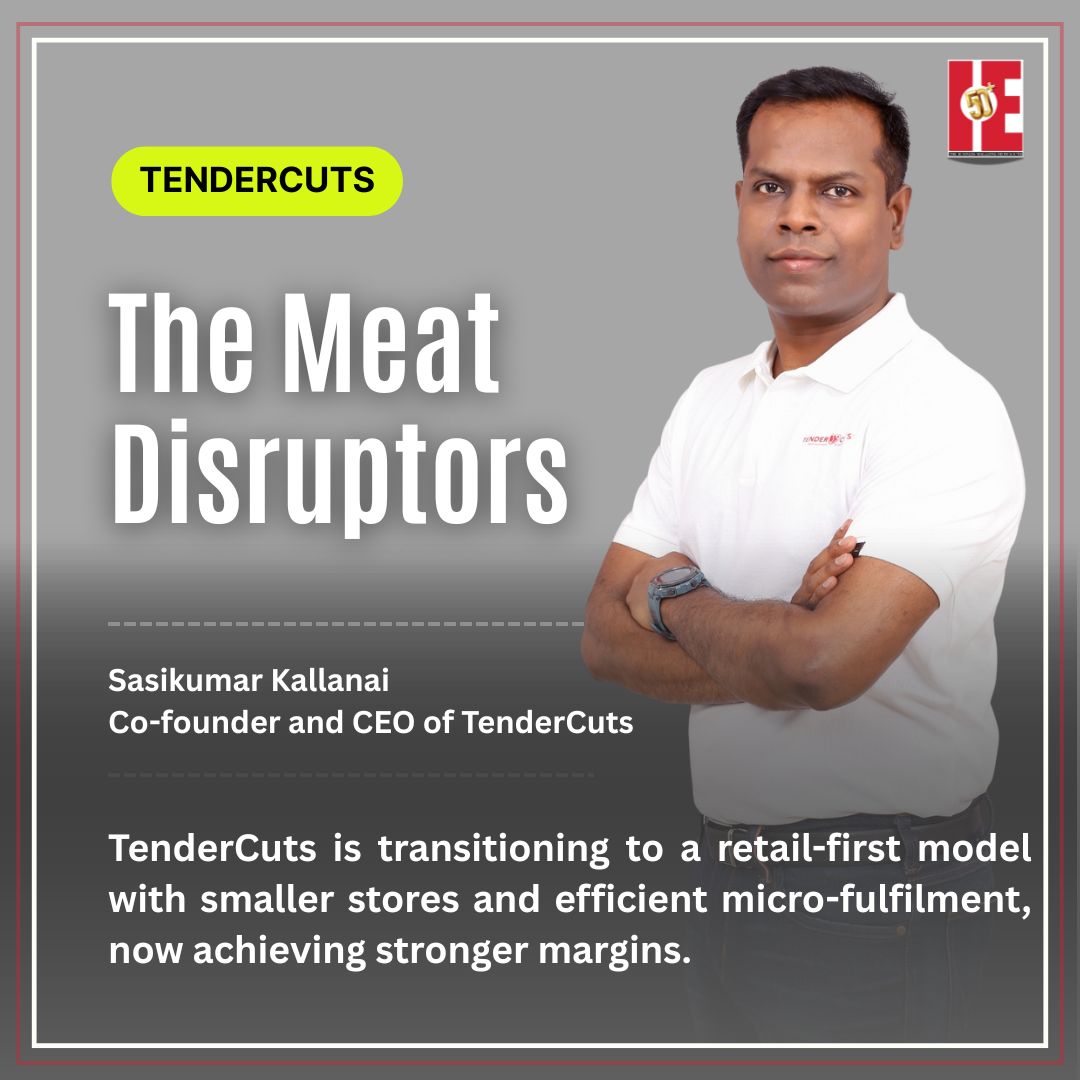 IE_Economist's tweet photo. Read more in Industrial Economist, November 2025:​
https://t.co/WYdjpMzBAQ
.
.
#TenderCuts #MeatTech #Omnichannel #RetailFirst #UnitEconomics #ColdChain #WomenInWorkforce #Chennai #Hyderabad #Bengaluru #IndustrialEconomist https://t.co/eCpItFzqmV