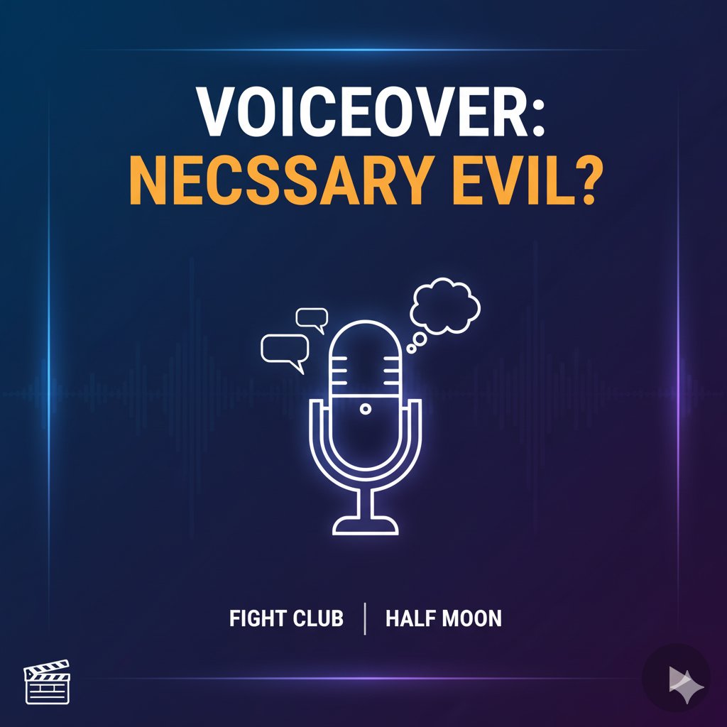 Times_of_Cinema's tweet image. 4️⃣1️⃣ Voiceover Narration: Necessary Evil? 🎬

Sometimes a voiceover is the perfect way to unlock a character&apos;s thoughts 🧠. But be careful—relying too much on it can make your audience less engaged! Remember Fight Club or Half Moon?
#ScreenwritingTips #Filmmaking #voiceover