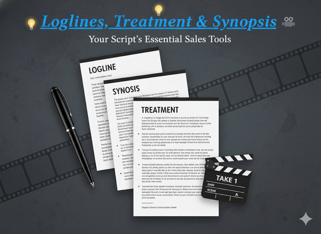 Times_of_Cinema's tweet image. 4️⃣4️⃣ Need to sell your script? You need a Treatment! ✍️ 

It&apos;s the long-form summary that maps your story, like Neo&apos;s journey in The Matrix. Focus on the main character&apos;s arc, needs, and resolution! #ScreenwritingTips #MovieMagic