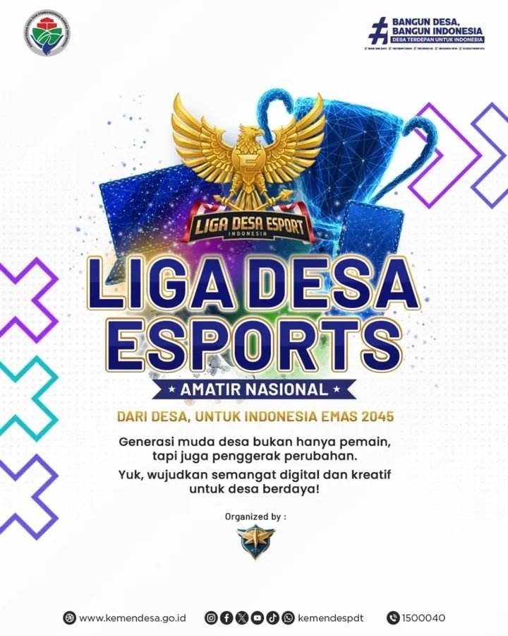 Kalidun5's tweet photo. 🔥 *Saatnya Buktiin Skill-mu di Liga Desa Esport 2026!* 🎮
Jangan cuma jadi penonton

#LigaDesaEsports2026 
#LigaDesaEsports 
#tournamentmobilelegends https://t.co/TsQpGI0DfF