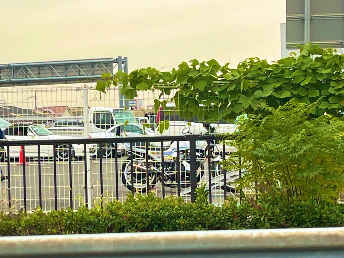 0526EF9's tweet photo. 信号待ちポジション神すぎた！笑笑

パッて横見たら自分のcbx🏍️ https://t.co/HqLUsVNw4J