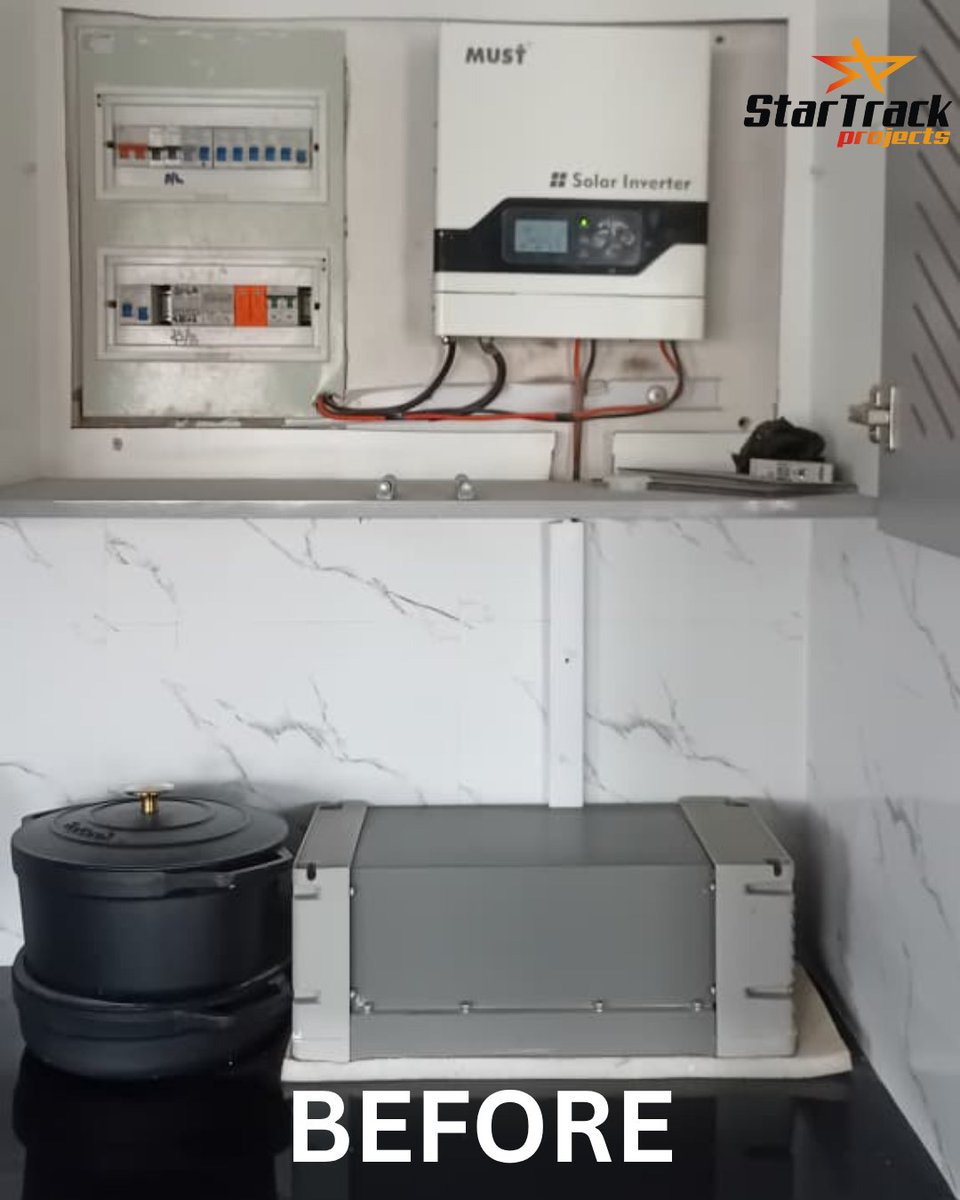 S_T_Projects's tweet photo. From 3kVA to 6kVA Solar Upgrade.

Powering Norton with reliability, care and partnership.
Your solar. Our ongoing care!
Contact us today for solar upgrades!
sales@stp.co.zw
+263789565163;+263772651553
#solarupgrade #solarsystems #solarsolutions #startrackprojects
https://t.co/nUXjYRpt7c