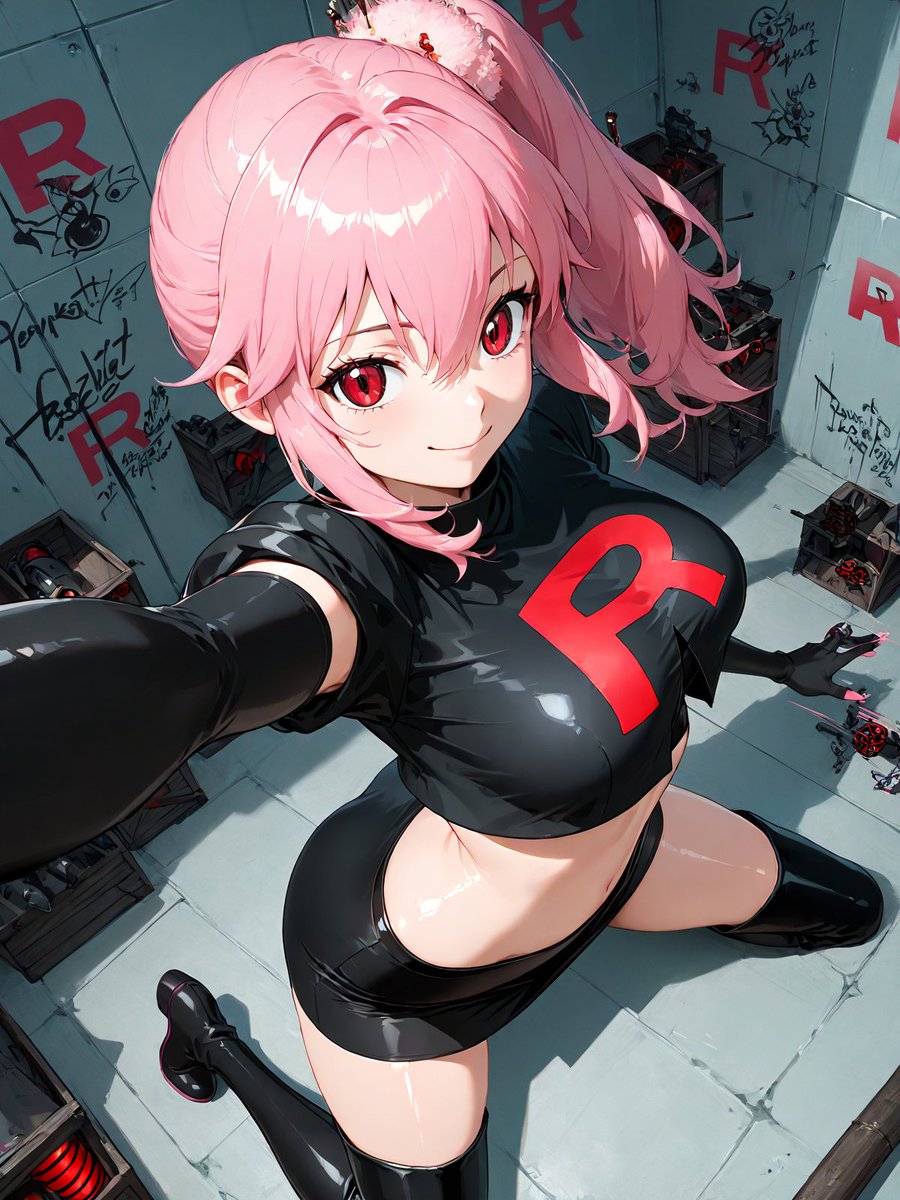 Herohouse_H's tweet image. Rocket Team 🚀 Series  
GearNotes ⚙️ Fan Art  
・Hinano (with creator’s permission) 🥰    

ロケット団 🚀 シリーズ  
ギアノーツ⚙️ファンアート   
・雛乃（ご本人許可済）🥰
 #AIart  #ギアノーツ #桜木雛乃 #ポケモン #Pokemon