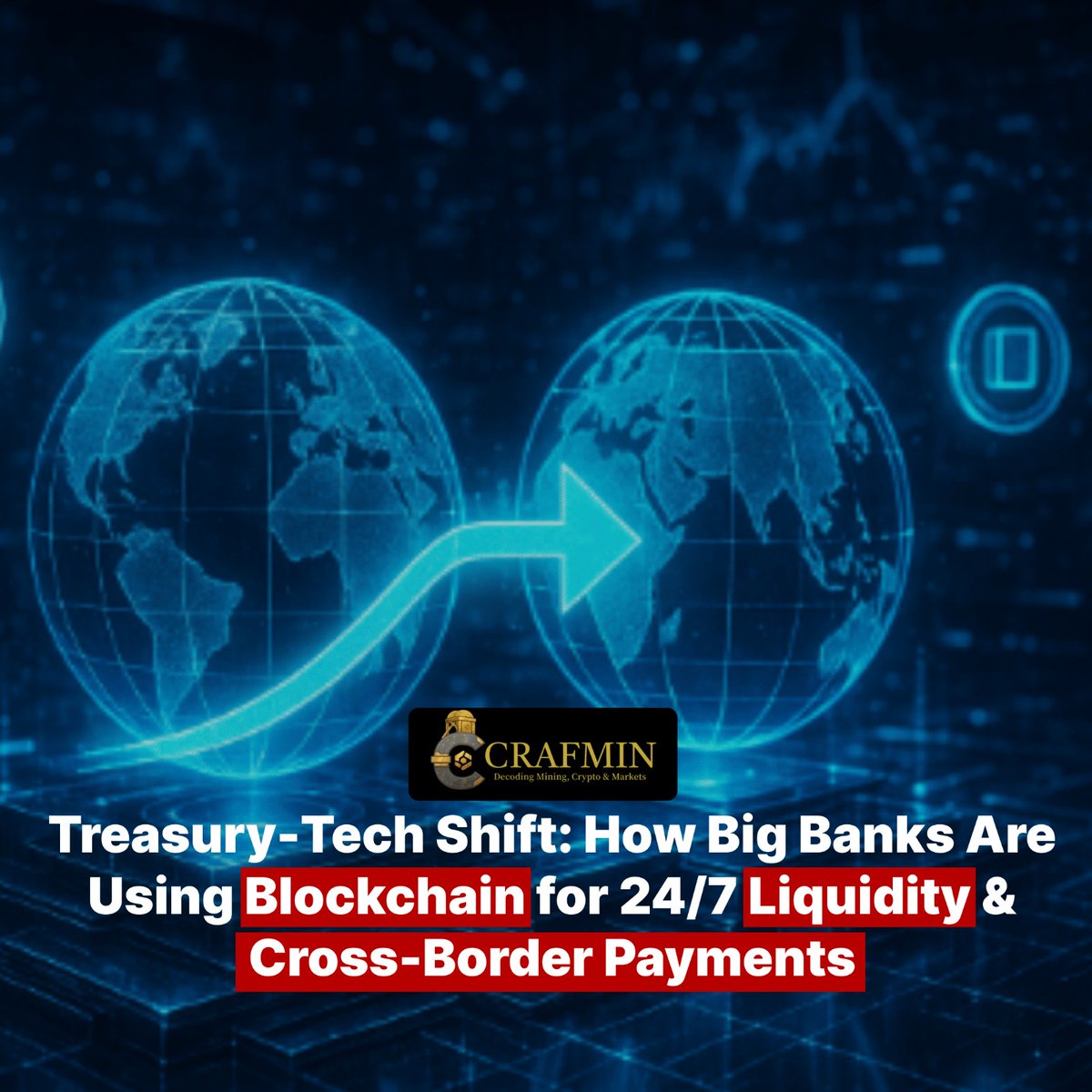 colitco's tweet image. When banks meet blockchain, speed meets trust. Why it matters?

Treasuries and tech banks are embracing blockchain for global payments, creating a faster, smarter, borderless money movement system.

Read Full Details: crafmin.com/treasury-tech-…

#BlockchainPayments #FintechFuture…