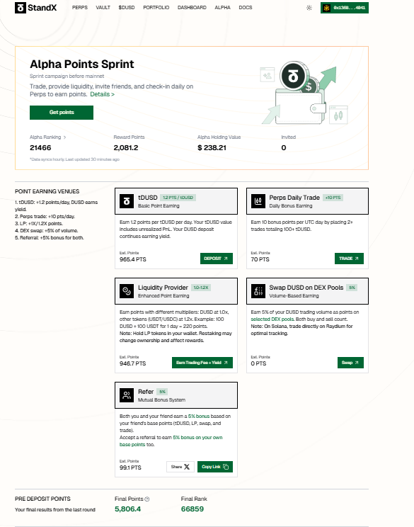 sri_rh94's tweet photo. APT Perps strategy: Use on-chain activity to spot whale moves and follow for points. Trades screenshot included. #alpha-strategy-challenge @StandX_Official https://t.co/YduhMpzy2C
